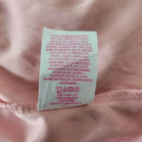 No Boundaries Shirt Juniors Medium‎ Pink Spaghetti Strap Cinched Camisole Top - Picture 9 of 10